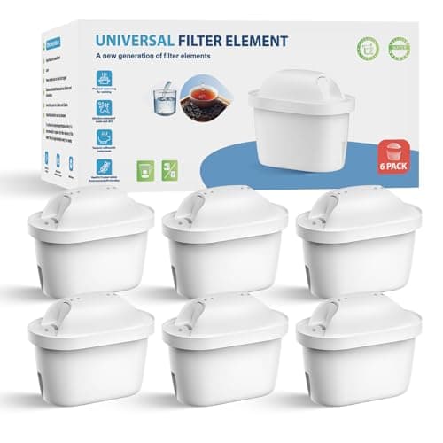 Image of WaterJingYi Water Filter Cartridges Compatible with Brita® Maxtra Pro® All-in-1 and Maxtra+® Plus,Replacement for Brita® Marella® Jug Kettle and Tank, Reduce PFAS, PFOA/PFO,6 Pack