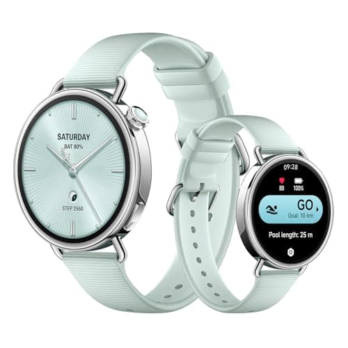 Image of XIAOMI Watch S4 41mm, Smartwatch, Ultra-lightweight 32g body, Menstrual cycle prediction, 150+ sports modes, Safety guardian features, HyperOS 3, Mint Green