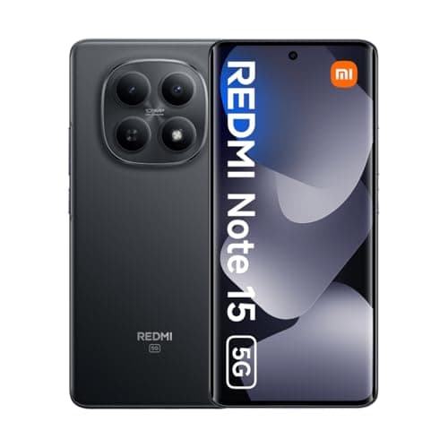 Image of XIAOMI Redmi Note 15 5G Smartphone 6GB+128GB, Snapdragon® 6 Gen 3, 108MP Super-clear Camera, 6.77" 120Hz Amoled Display, 5520mAh Battery, Black (2 Years Warranty+No In-box Charger)