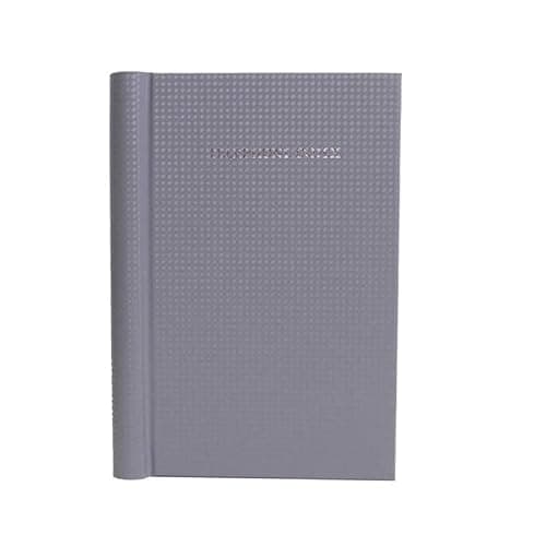 Image of A5 Size Telephone Index Book Hard Back Cover Alphabet A-Z Index Tabs Book Assorted Colour Spiral Design Telephone Address Book A-Z Wiro Telephone Mobile Index Book for Home Office (Grey)