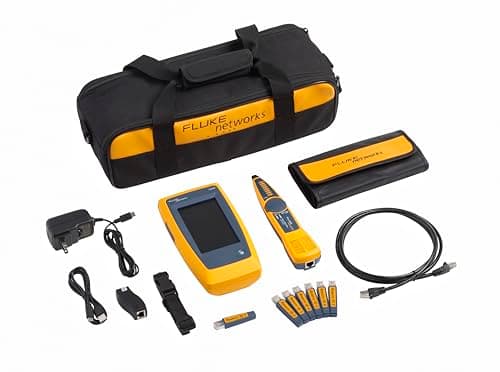 Image of Fluke Networks LinkIQ Advanced Kit - Complete Cable & Network Testing Solution with IntelliTone Probe for Fast Cable Location