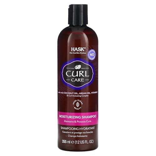 Image of HASK Curl Care Shampoo for all curl patterns, colour safe, and cruelty-free - 1 355mL Bottle