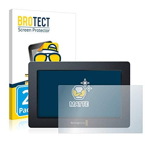 Image of brotect Screen Protector Anti-Glare compatible with Blackmagic Design Blackmagic Video Assist 4K (7.0) (2 Pack) Screen Protector, Anti-Fingerprint