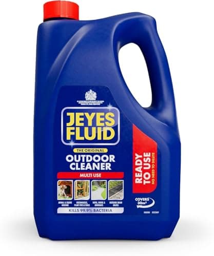 Image of Fluid Outdoor Cleaner 4L – Ready to Use Disinfectant Liquid – Kills 99.9% of Germs – Powerful Patio Cleaner for Paths, Driveways, Bins & Outdoor Surfaces