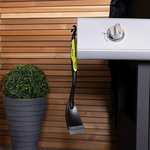 Image of Bentley Bbq Grill Cleaning Brush With Steel Scraper - Available In Red and Green