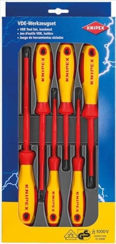 Image of KNIPEX Screwdriver Set 6 Parts, 00 20 12 V01