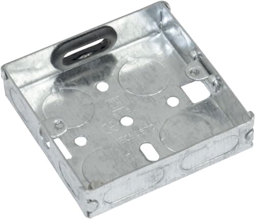 Image of Eagle Metal One Gang Back Box 16mm