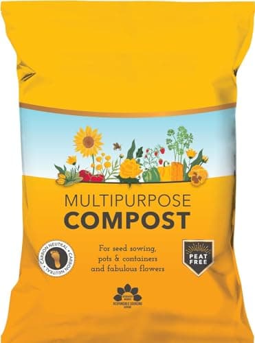 Image of 40 Litre Coco Coir Multi Purpose Compost Indoor Outdoor Garden Growing Soil - Perfect for Seed Sowing, Hanging Baskets, Tubs, Containers, Bed & Borders