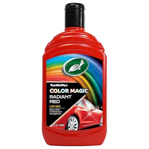 Image of Turtle Wax 52711 Color Magic Car Paintwork Polish Restores Colour & Shine Red 500ml 52711