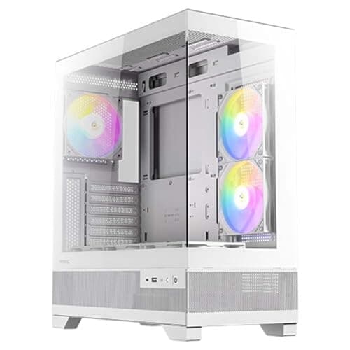 Image of Antec CX700 RGB Elite Mid Tower Tempered Glass White PC Gaming Case