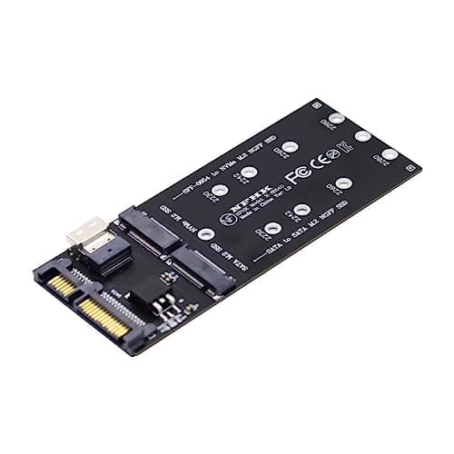 Image of chenyang M.2 NVME PCIE SSD to SFF-8654 ＆ NGFF SATA SSD to SATA 2 in 1 Combo Adapter for Mainboard