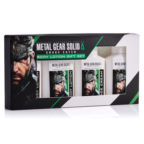 Image of Numskull Official Metal Gear Solid Delta: Snake Eater Body Lotion & Hand Cream Gift Set – 4 Fragrances Including Sandalwood, Ginger, Spearmint & Thyme – Skincare for Gamers