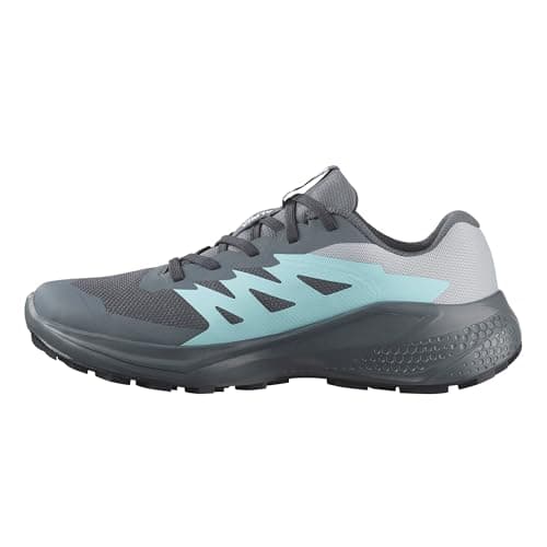Image of Salomon Womens Alphaglide Gore-TEX, Versatile Trail Running Shoes for Comfort, Perfect for Walking & Trail Running for Outdoors Adventures, Dark Green, 6.5