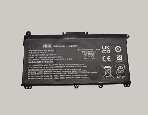 Image of HT03XL Battery for HP L11119-855 15-cs0053cl 15-da0014dx 17-by1053dx Pavilion 15-CS 15-DA 15-DB 15-DW 15-DY 17-BY 17-CA 14-CE 14-CF 14-DF Laptop Battery Replacement