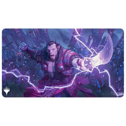 Image of Ultra PRO - Tarkir Dragonstorm Zurgo Stormrender (Mardu Surge Commander Deck) Playmat for Magic: The Gathering | Gaming Table Mat, Card Game Accessory, TCG Playmat, Tabletop Gaming Mat
