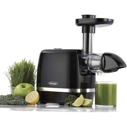 Image of Omega Juicer H3000R Slow Masticating Extractor, 150-Watt, Black