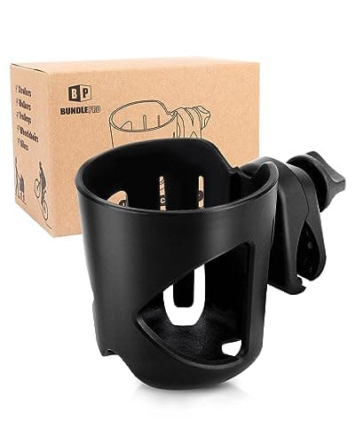 Image of Stroller Cup Holder, Universal Drink Holder for Bikes, Trolleys or Walkers, Fits Most Cups