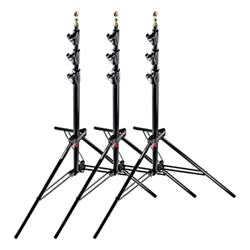 Image of Manfrotto ALU AC Master Stand - Black (Pack of 3)