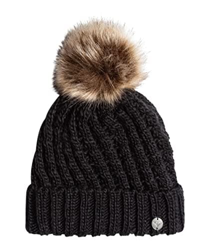 Image of Roxy Girls Blizzard Beanie, True Black, One Size