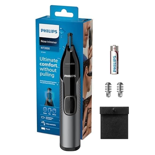 Image of Philips NT3650/16 Nose Trimmer Window BOX, Grey, 1 Count ( Pack of 1)