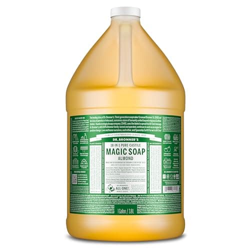 Image of Dr Bronner | Almond Pure-Castile Liquid Soap, 3.79l