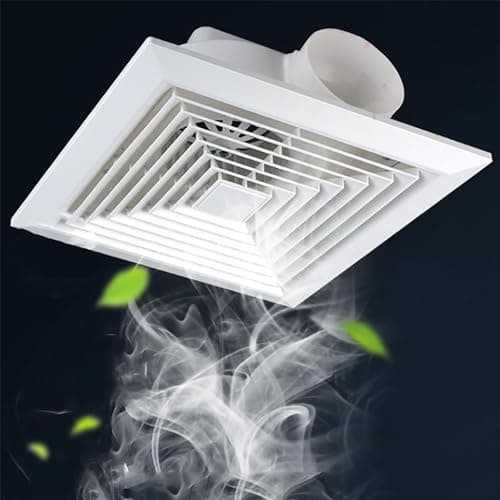 Image of BETAM Bathroom Ceiling Extractor Fan,Wall-Mount Exhaust Fan with Check Valve,ABS Flame Retardant Panel,Quiet Ventilation Fan,for Home,Kitchen, Office,Garage,Water Proof,9 inch