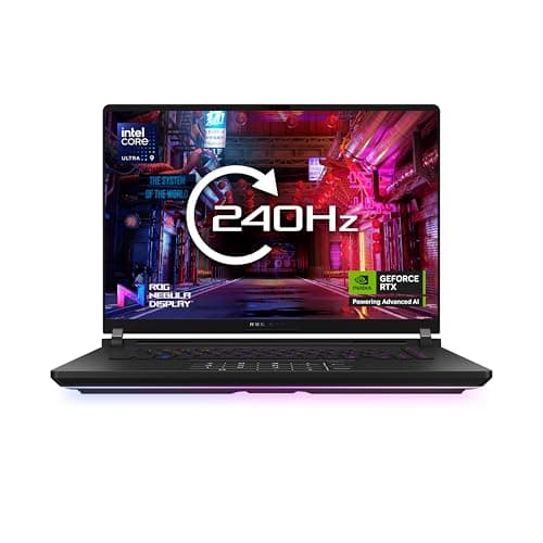 Image of ASUS ROG Strix SCAR 16 G635LW Gaming Laptop | 16.0" WQXGA 240Hz Screen | Intel Core Ultra 9 275HX | NVIDIA GeForce RTX 5080 Laptop GPU | 64GB RAM | 2TB SSD | UK Layout Backlit Keyboard | Windows 11
