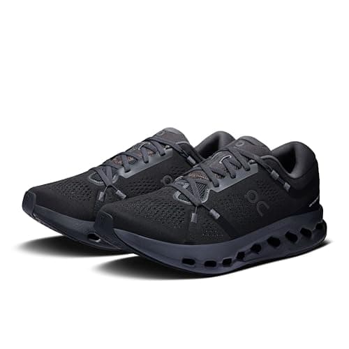 Image of On Men's Cloudsurfer 2 Sneaker, Black/Black, 9 UK