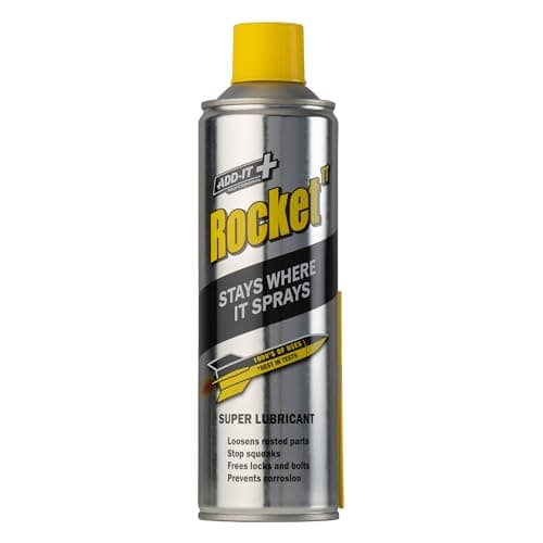 Image of Rocket TT Multi-Purpose Lubricant Spray – 450ml Rust Remover & Anti-Corrosion Maintenance Spray – Penetrating Oil for Seized Bolts, Locks, Tools, Bikes & Garden Equipment – Water-Resistant Coating