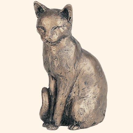 Image of Frith Sculptures Willard Cat Cold Cast Bronze Sculpture From Frith by Paul Jenkins