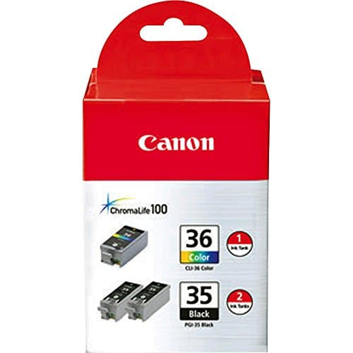 Image of Canon PGI-35 Black Twin & CLI-36 Colour Ink Cartridge Bundle Pack