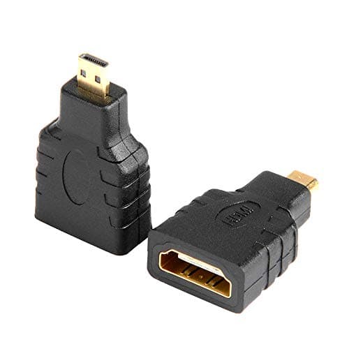 Image of VMOJO 2-in-1 Micro HDMI to HDMI Adapter - D-Type to A-Type Converter for Digital Devices & Mobile Phone - Full HD 2160/1080 with Gold-Plated Contacts