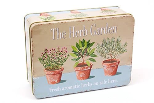 Image of Martin Wiscombe Herb Garden Rectagular Lunch Tin, Assorted Colour