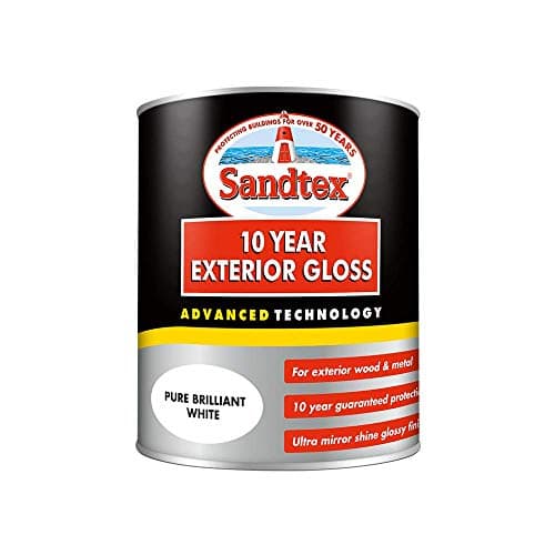 Image of Sandtex 10 Year Exterior Gloss 750ml Brilliant White