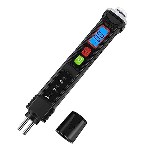 Image of ATsafepro Digital Tyre Pressure Gauge UK 150PSI Brake Fluid Tester Pen 2 in 1,Portable Tyre Gauge 4 Settings for Car Truck Bicycle Brake Fluid Test Strips For DOT3 DOT4 DOT5.1