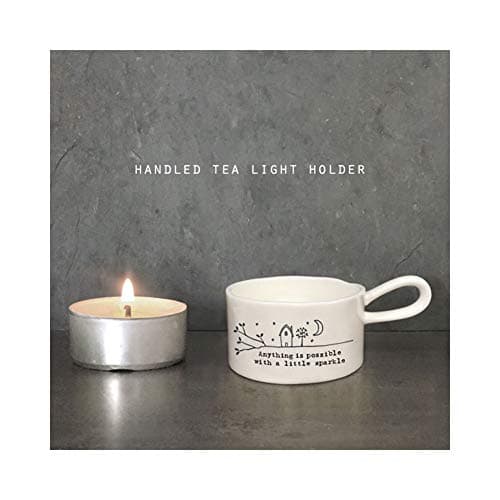 Image of East of India Handled Tea Light Holdelittle Sparkle
