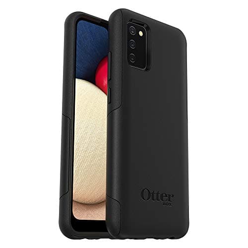 Image of OtterBox Samsung Galaxy A02S Commuter Series Lite Case - BLACK, slim & tough, pocket-friendly, with open access to ports and speakers (no port covers),
