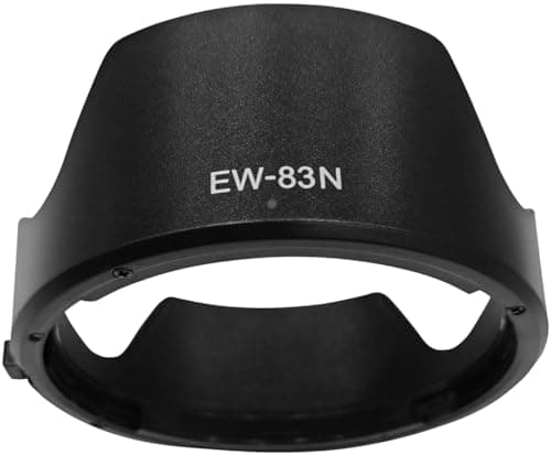 Image of EW-83N Lens Hood for Canon RF 24-105mm F4L is USM(Not Fit RF24-105mm F4-7.1 is STM) Lens,HUIPUXIANG 77mm Lens Hood