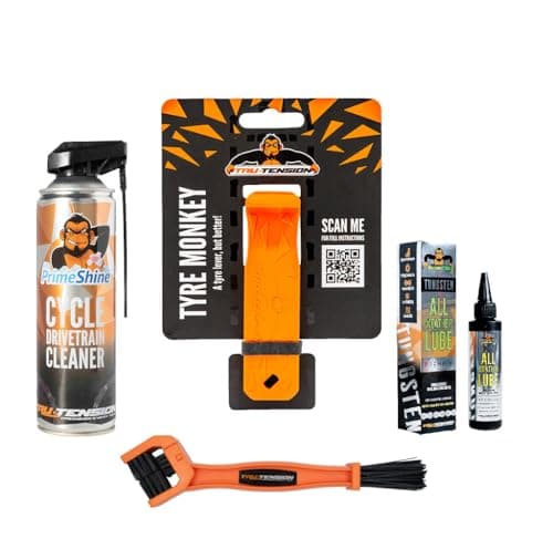 Image of Tru-Tension | Tyre Monkey Bundle | Suitable for all Road, Mountain & Race Bikes | Bicycle Tools & Accessories | 4 Piece Bicycle Kit