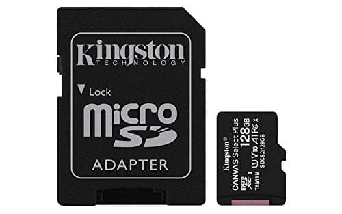Image of Kingston 128GB microSDXC Canvas Select Plus Class 10 Flash Memory Card SDCS2 Memory