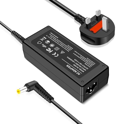 Image of 65W Charger for Acer Aspire 3 5 E1 E3 E5 V3 V5 V7 E14 E15 ES1 A314 A315 A317 A514 5250 5253 5336 5349 5517 5532 5733 5742 5750 7560 Laptop Power Adapter 5.5 x 1.7 mm
