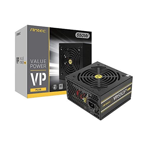 Image of Antec VP Plus Series VP550P Plus - Power supply (Internal) - ATX12V / EPS12V - 80 Plus - AC 200-240 V - 550 Watt - PFC Active - Europe