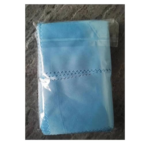 Image of Glasses Cleaning Cloth Portable Pure 100Pcs/Pack Sunglasses Cloth 6 * 8CM Cleaning Glasses Mobile Phone Screen Glass Lens Cleaner Eyewear Accessory(Blue)