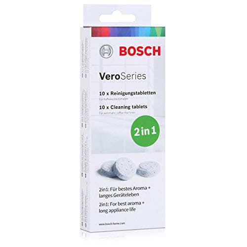 Image of Bosch TCZ8001 Cleaning Tablets 10 Pack for All Coffee Machines in The Vero Series, Including Fully Automatic