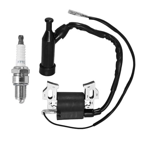 Image of Hoypeyfiy Ignition Coil with Spark Plug for Gx110 Gx120 Gx140 Gx160 Gx200 5.5hp 6.5hp Engine Generator Rototiller 4589693/7988801 30500-ZE1-033 30500-ZE1-063 440-105