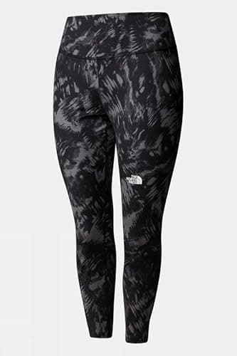 Image of The North Face Women's Plus Flex High Rise 25In Print Reg Leggings, TNF Black Waterfall Pri, 40/42