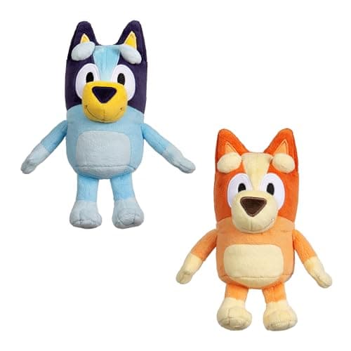 Image of Bluey & Bingo 2 Pack 20cm Plush Official Collectable Character Cuddly Soft Toy