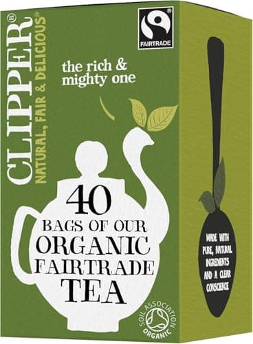 Image of Clipper Fairtrade Organic Everyday 40 Unbleached, Plastic-Free Tea Bags