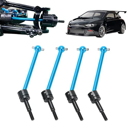 Image of 4pcs CVD Drive Shaft Set - 1/10 Aluminium Alloy RC Axle Shaft for TT02BRC 1/10 RC Car Accessories