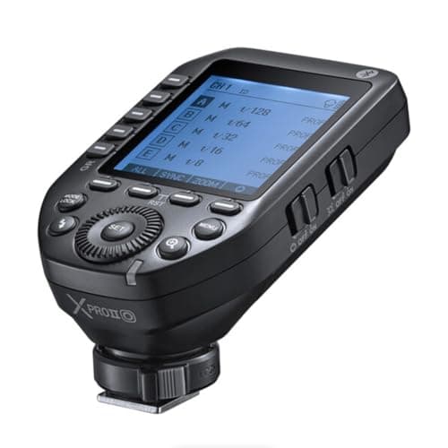 Image of Godox XPro-O II 2.4G Wireless Flash Trigger TTL 1/8000s High Speed Sync System System Large LCD Display, Quick Locking System Shoe Mount Compatible with Olympus & Panasonic Cameras
